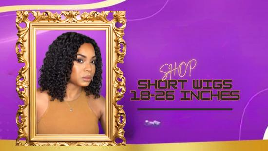Short wigs 18-26 inches