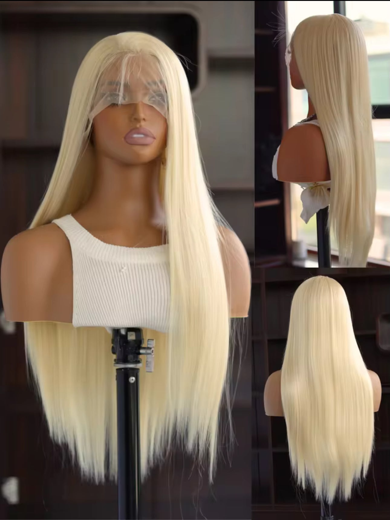 613 lace front synthetic wig