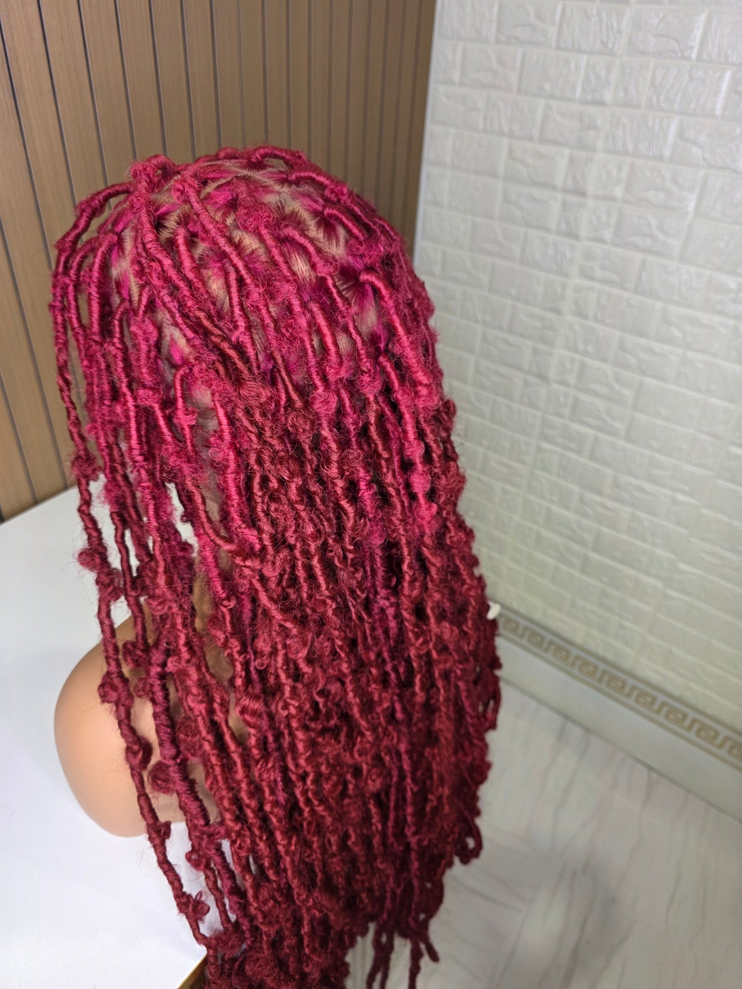 Burgundy locs