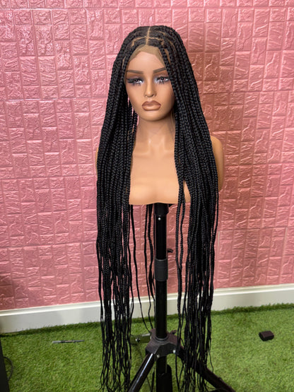 50 inches jumbo knotless clearance braided wig