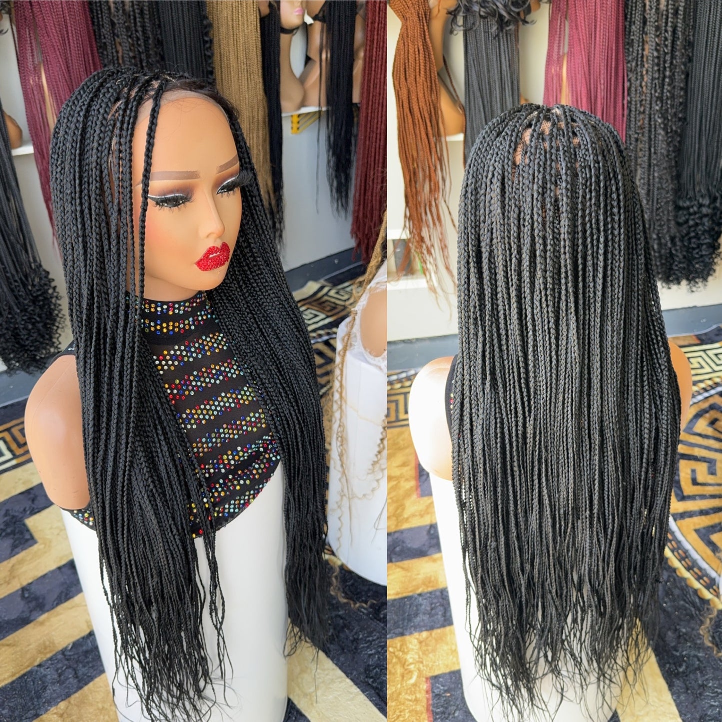 30inches knotless braids