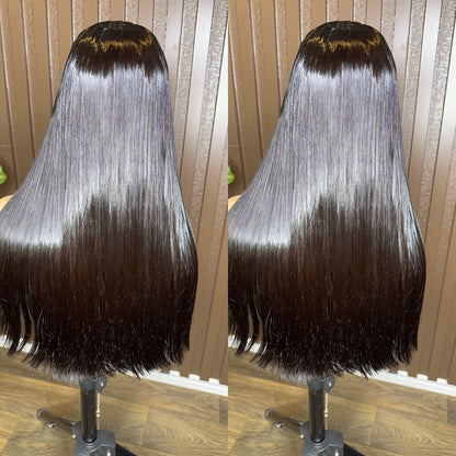 Black bone straight raw Vietnamese hair