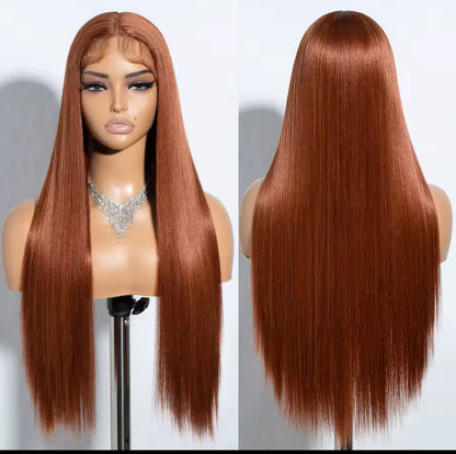 Ginger lace front synthetic wig