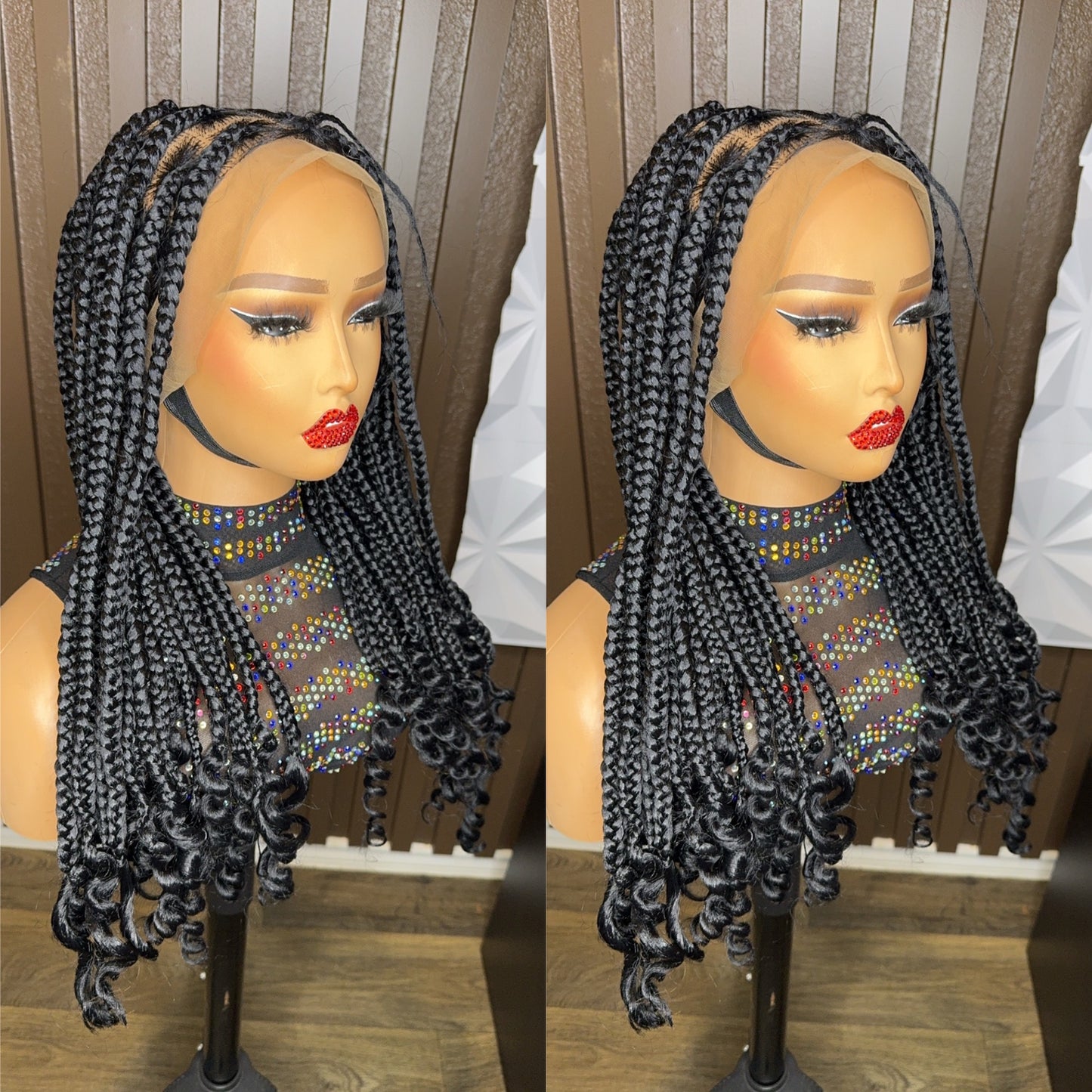 Jumbo short braids