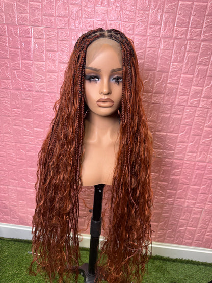 Ginger boho knotless braiding clearance sales