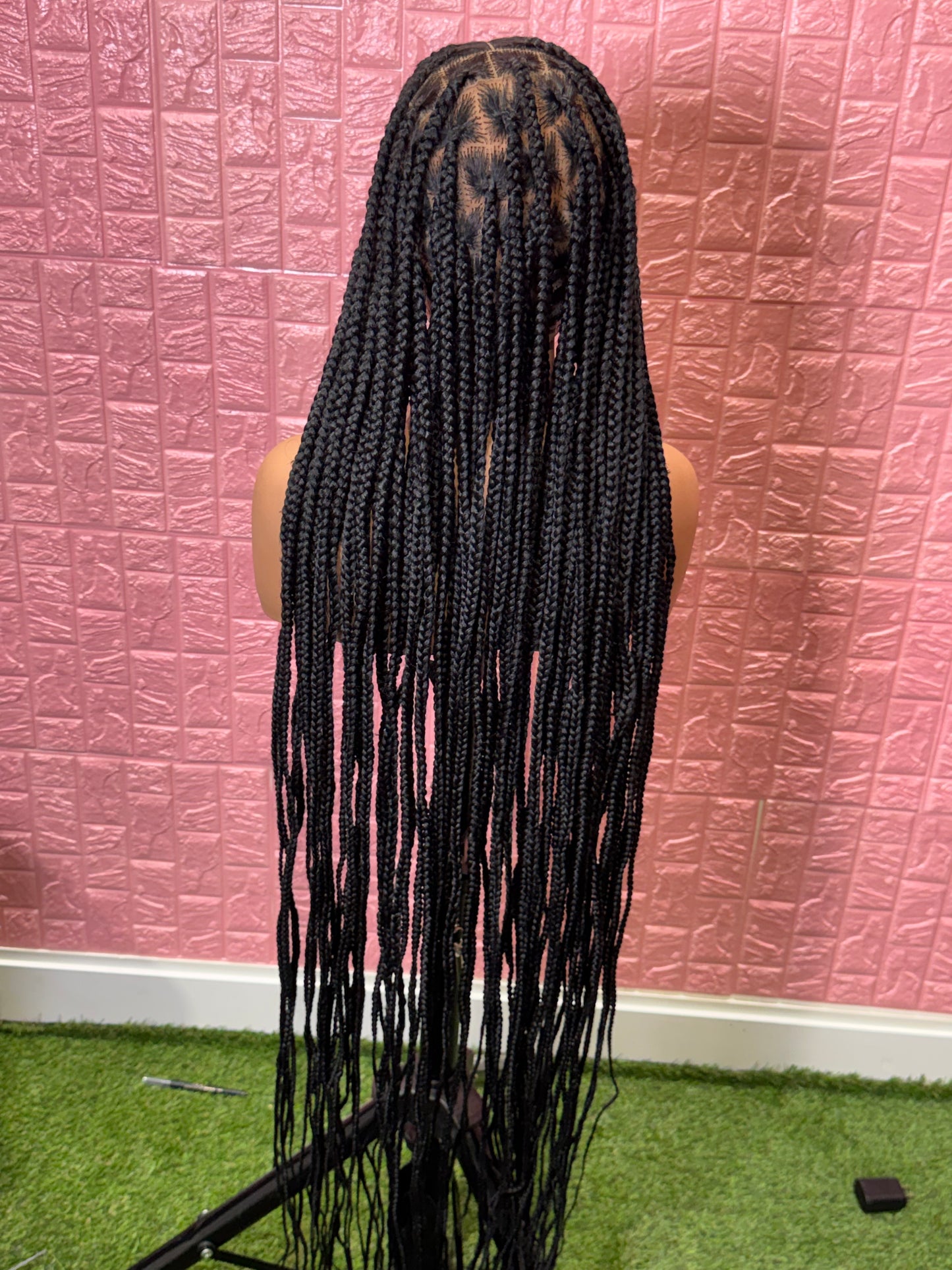 50 inches jumbo knotless clearance braided wig