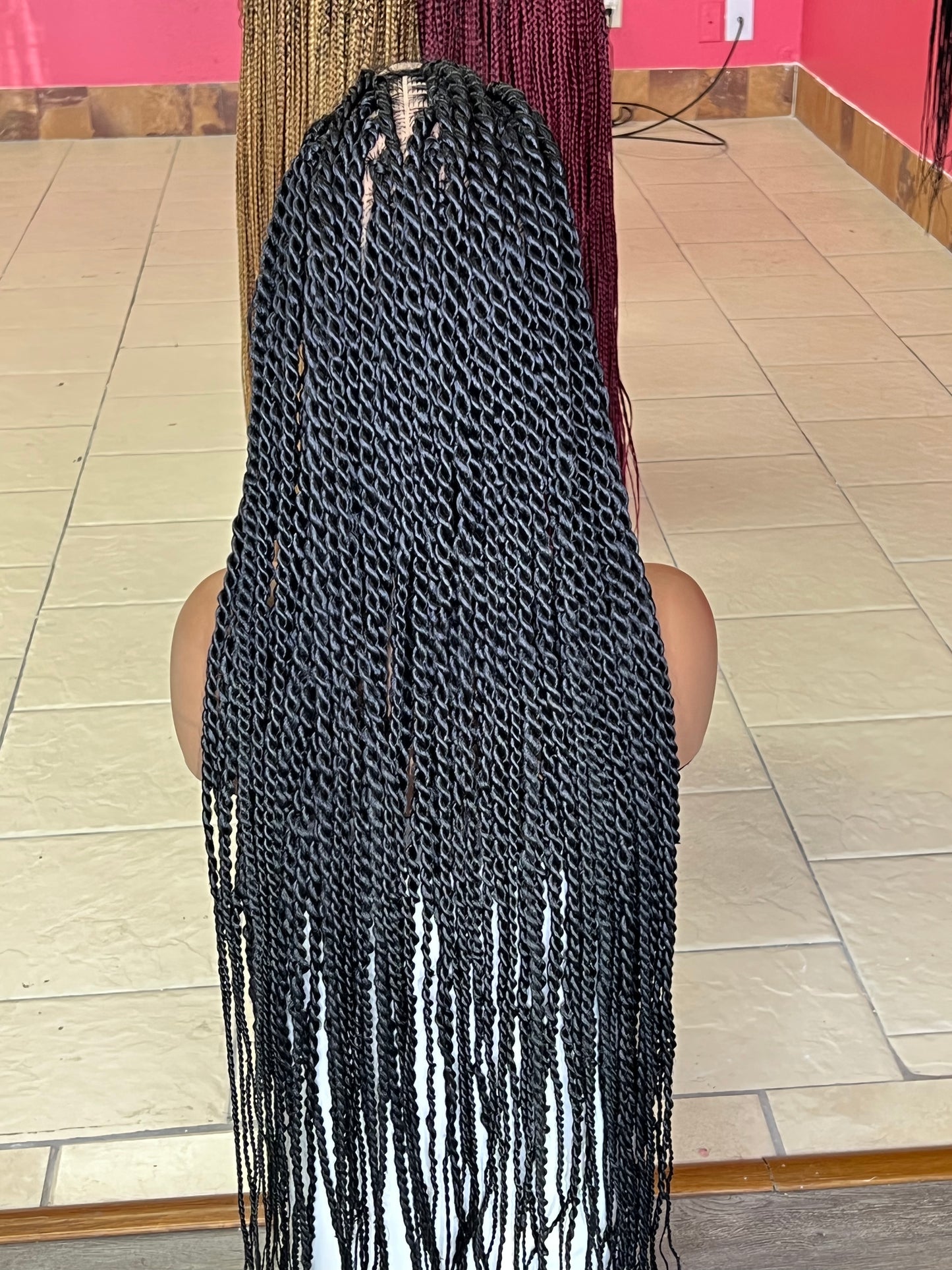 Senegalese twist braided wig