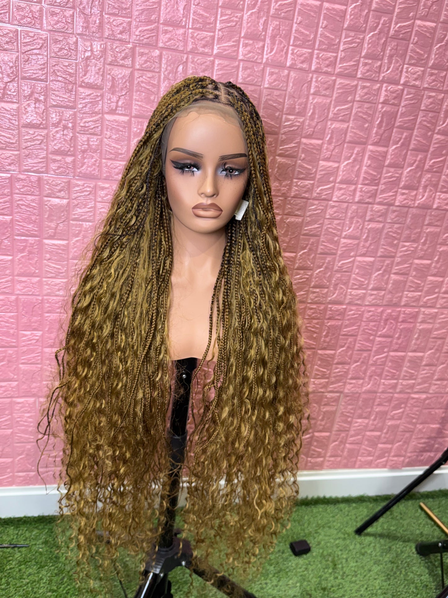 Color 27 dark root clearance boho braid fullace