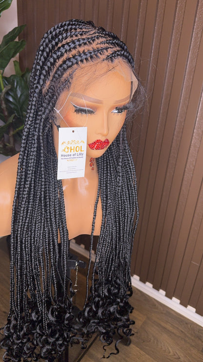 Wig Wendy cornrows braided wig