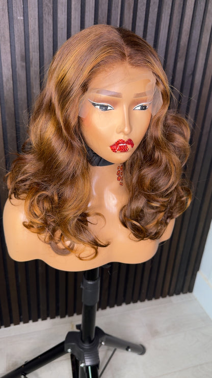 Raw human hair bounce mix