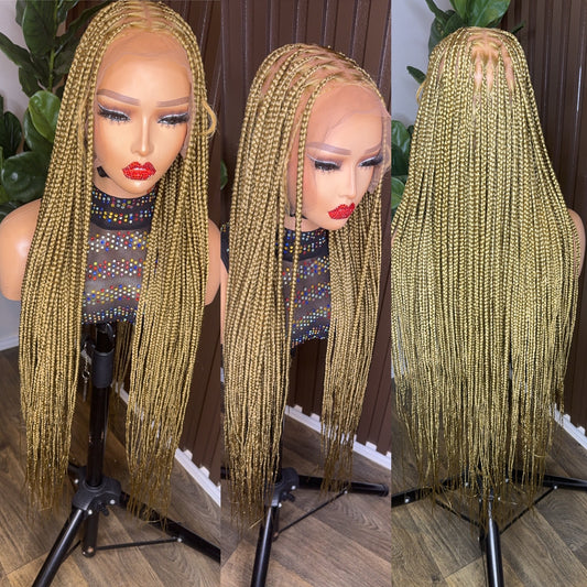 Knotless braided wig color 27