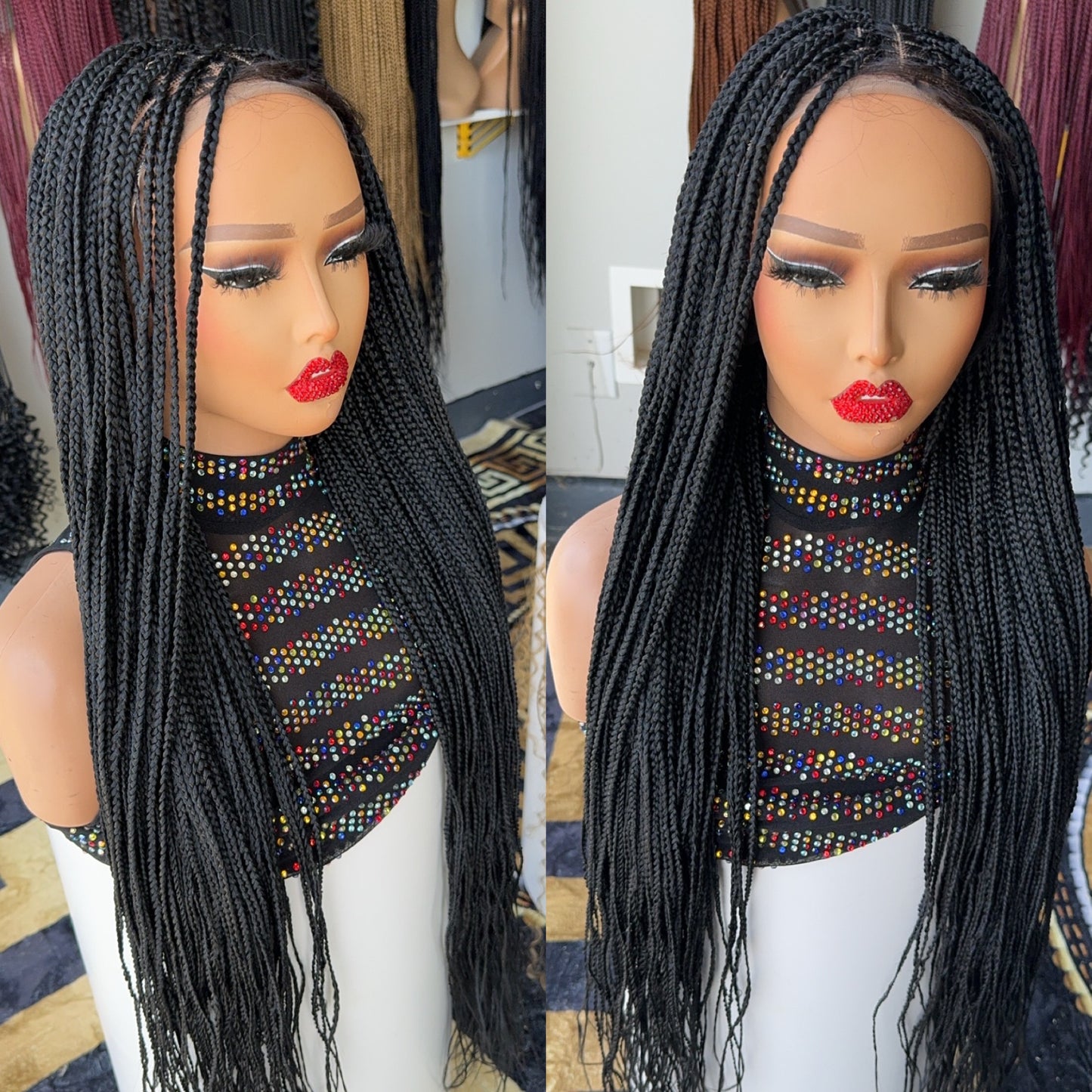 30inches knotless braids