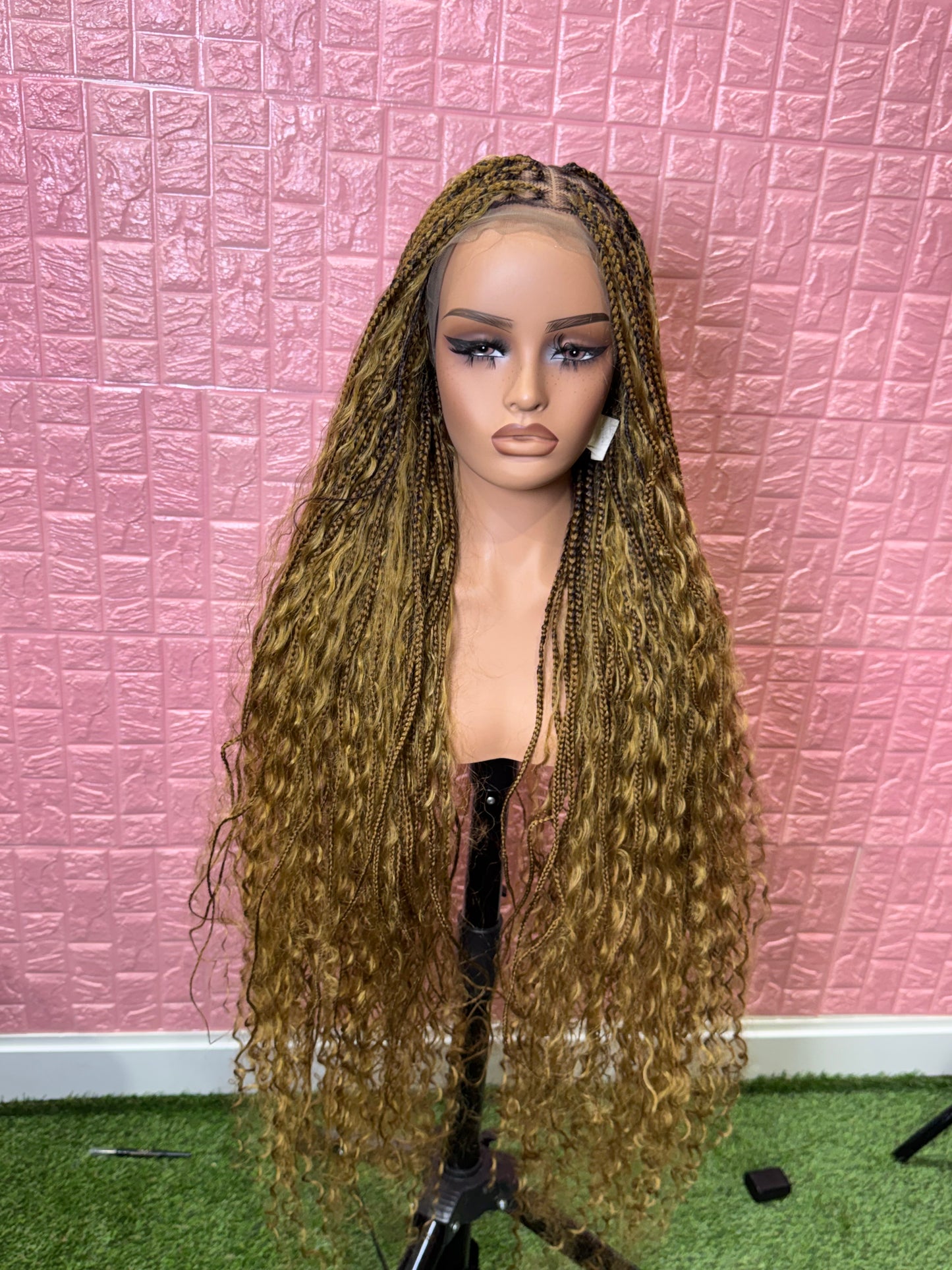 Color 27 dark root clearance boho braid fullace