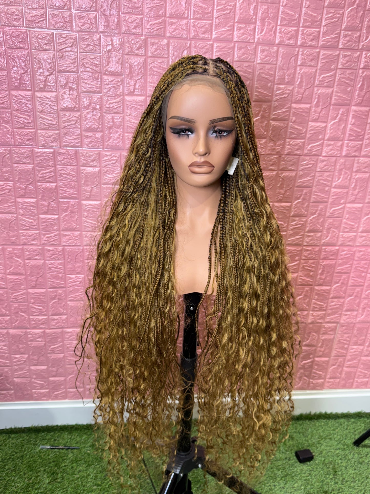 Color 27 dark root clearance boho braid fullace