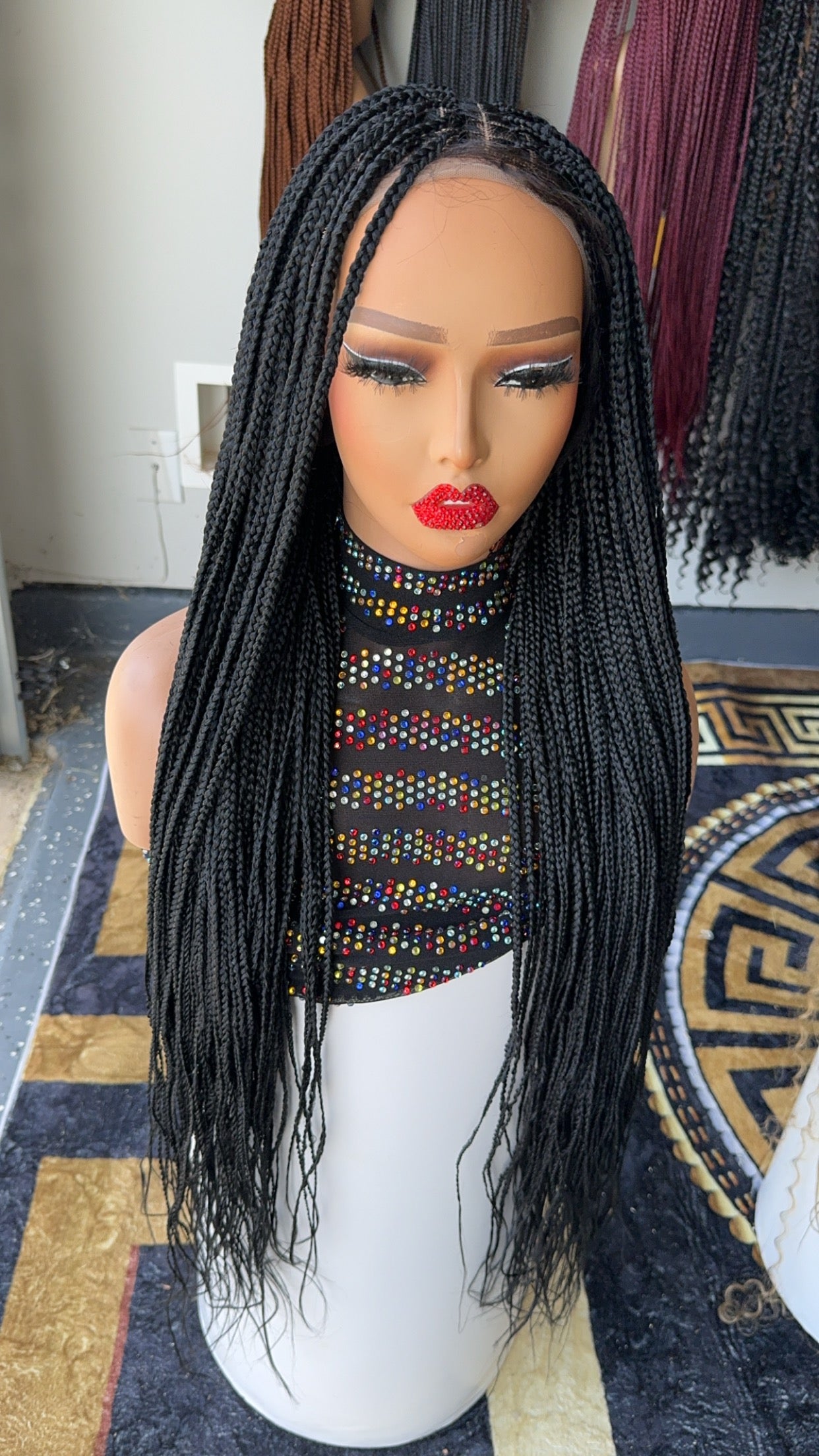 30inches knotless braids