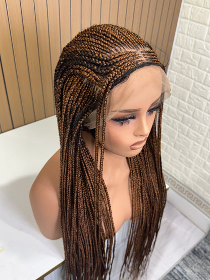 Wig key blonde k or less braided wig fullace