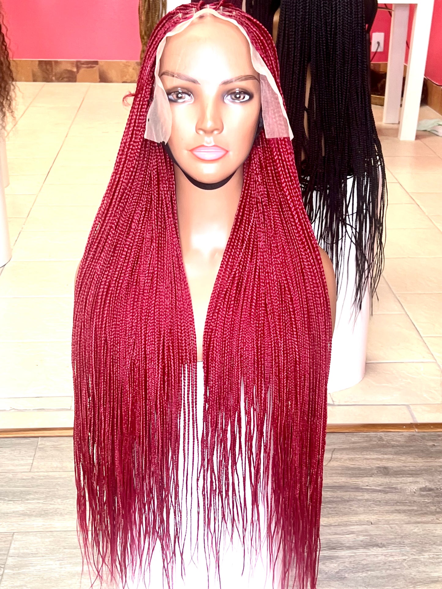 Knotless box braided wig