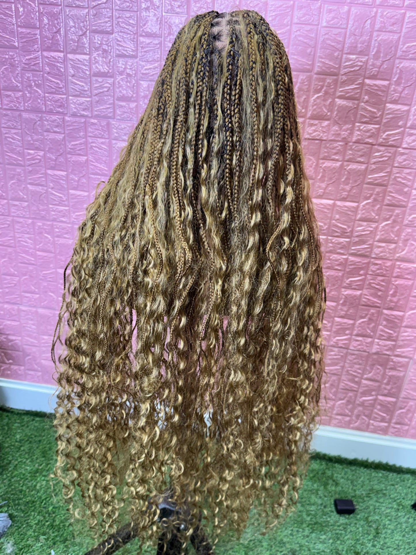 Color 27 dark root clearance boho braid fullace