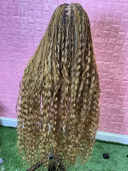 Color 27 dark root clearance boho braid fullace