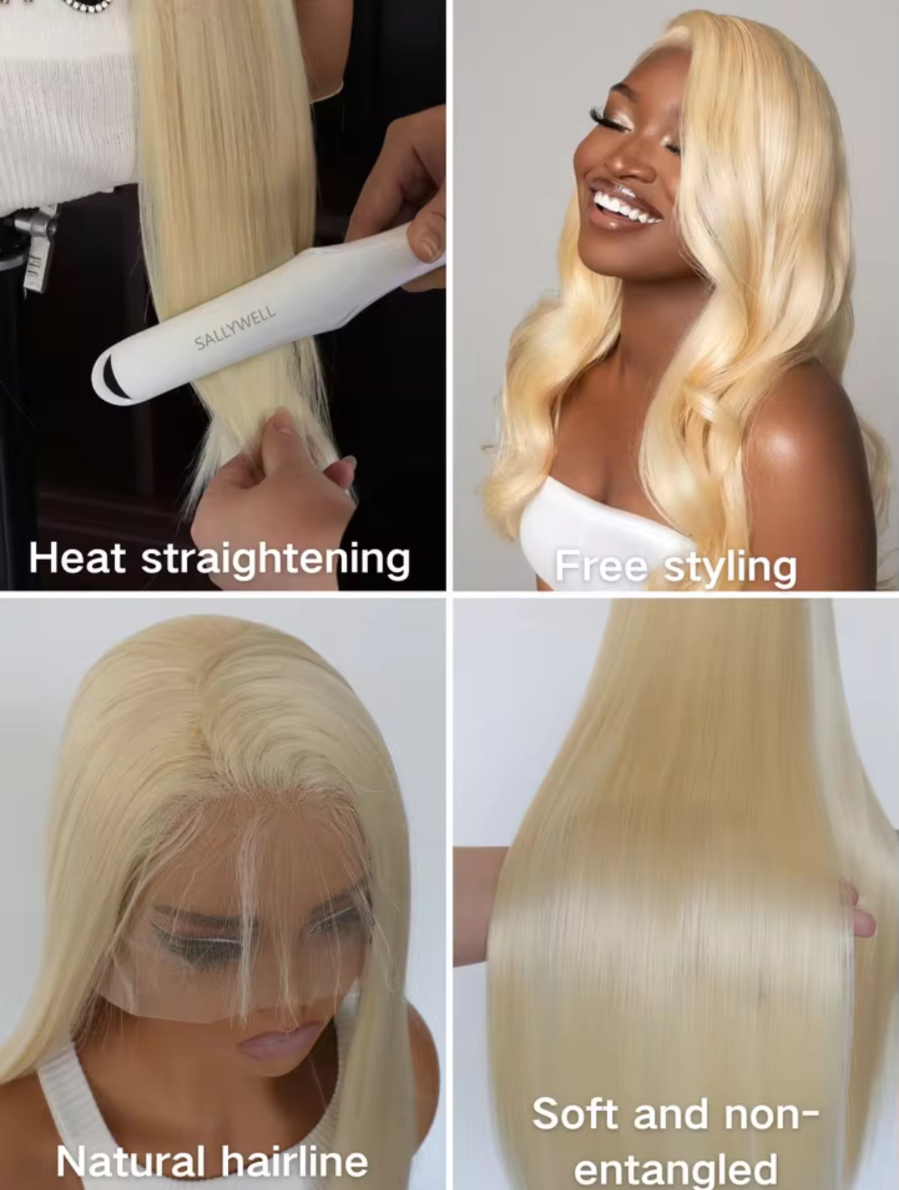 613 lace front synthetic wig