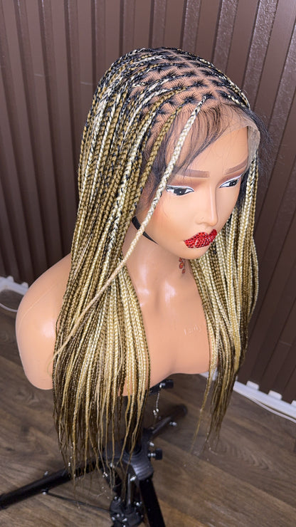 22 inches 613/27 knotless braided wig