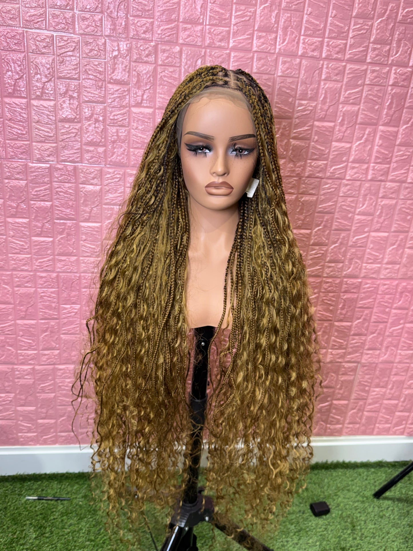 Color 27 dark root clearance boho braid fullace