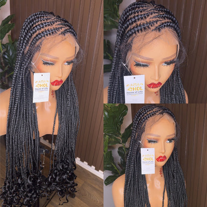 Wig Wendy cornrows braided wig