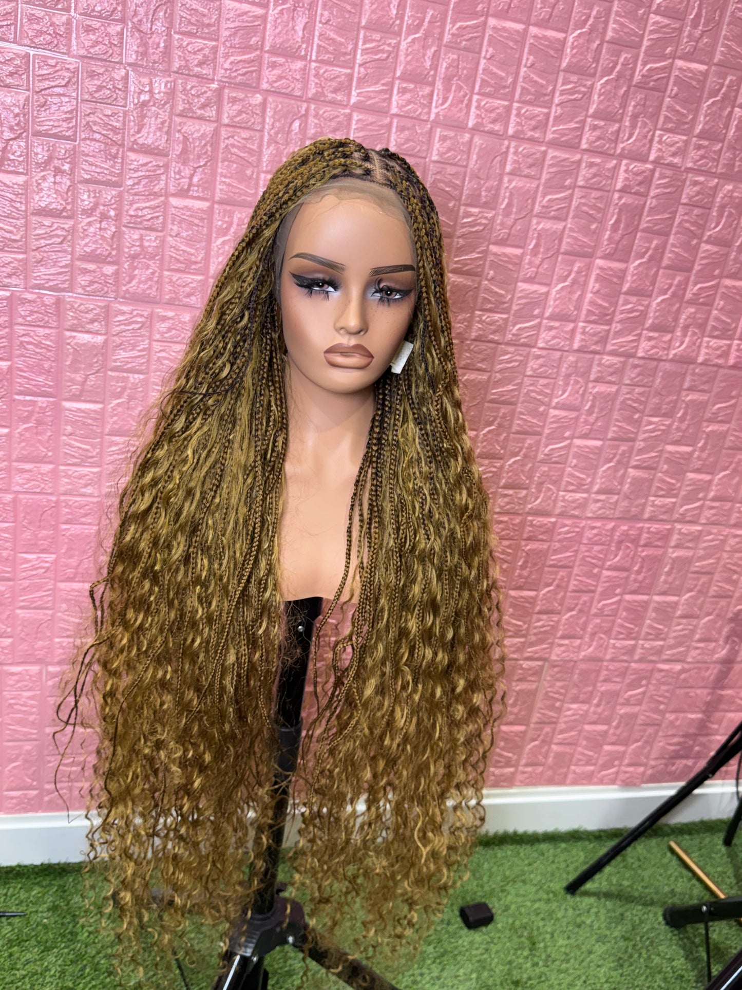 Color 27 dark root clearance boho braid fullace