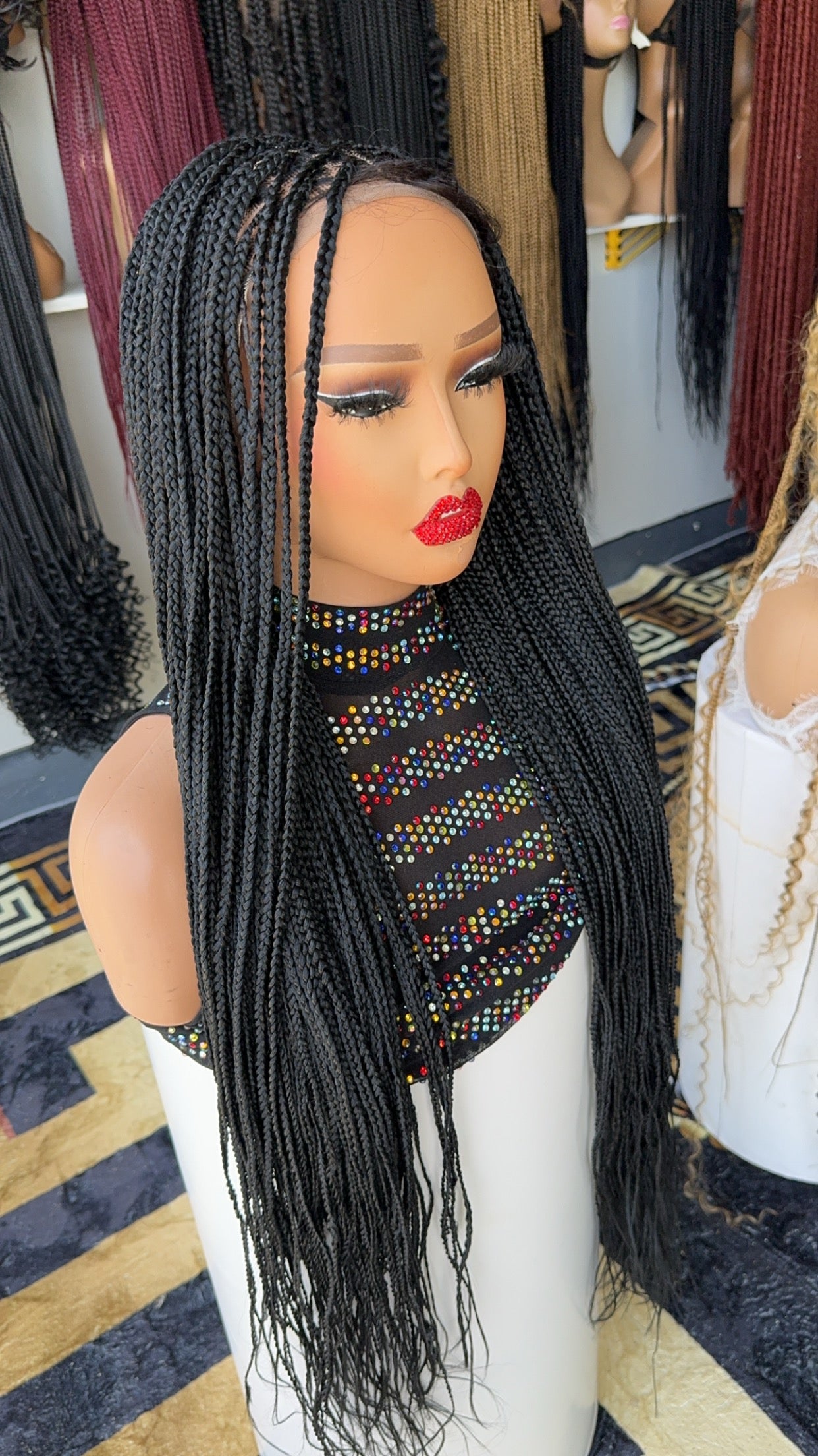 30inches knotless braids