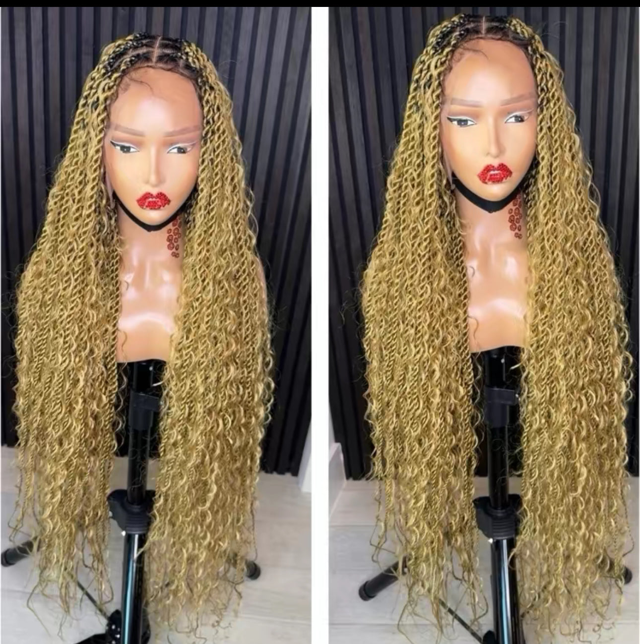 Jumbo twist boho braids