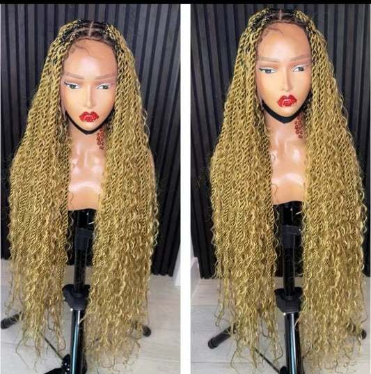 Jumbo twist boho braids