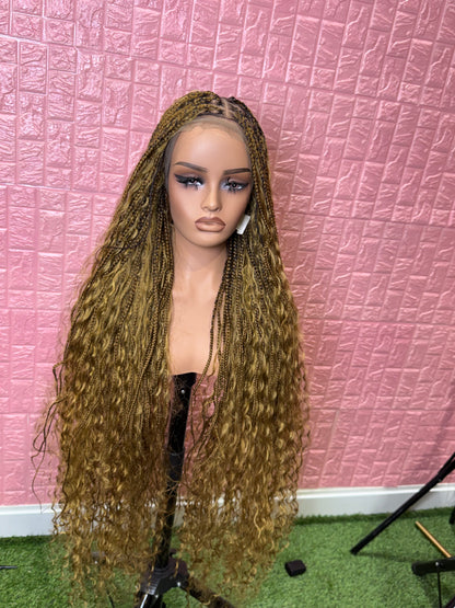 Color 27 dark root clearance boho braid fullace