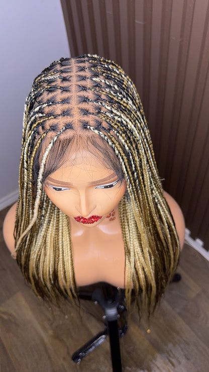 22 inches 613/27 knotless braided wig