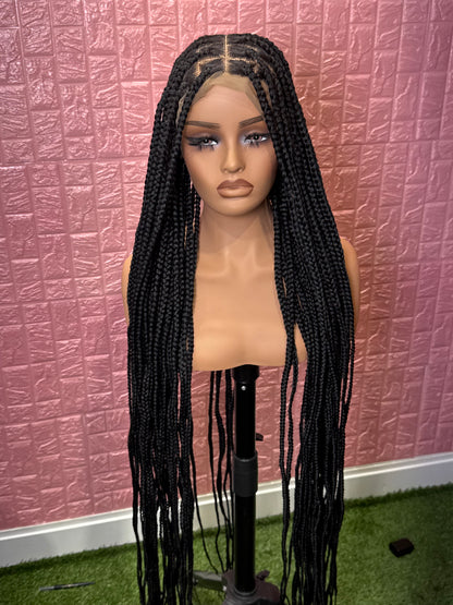 50 inches jumbo knotless clearance braided wig