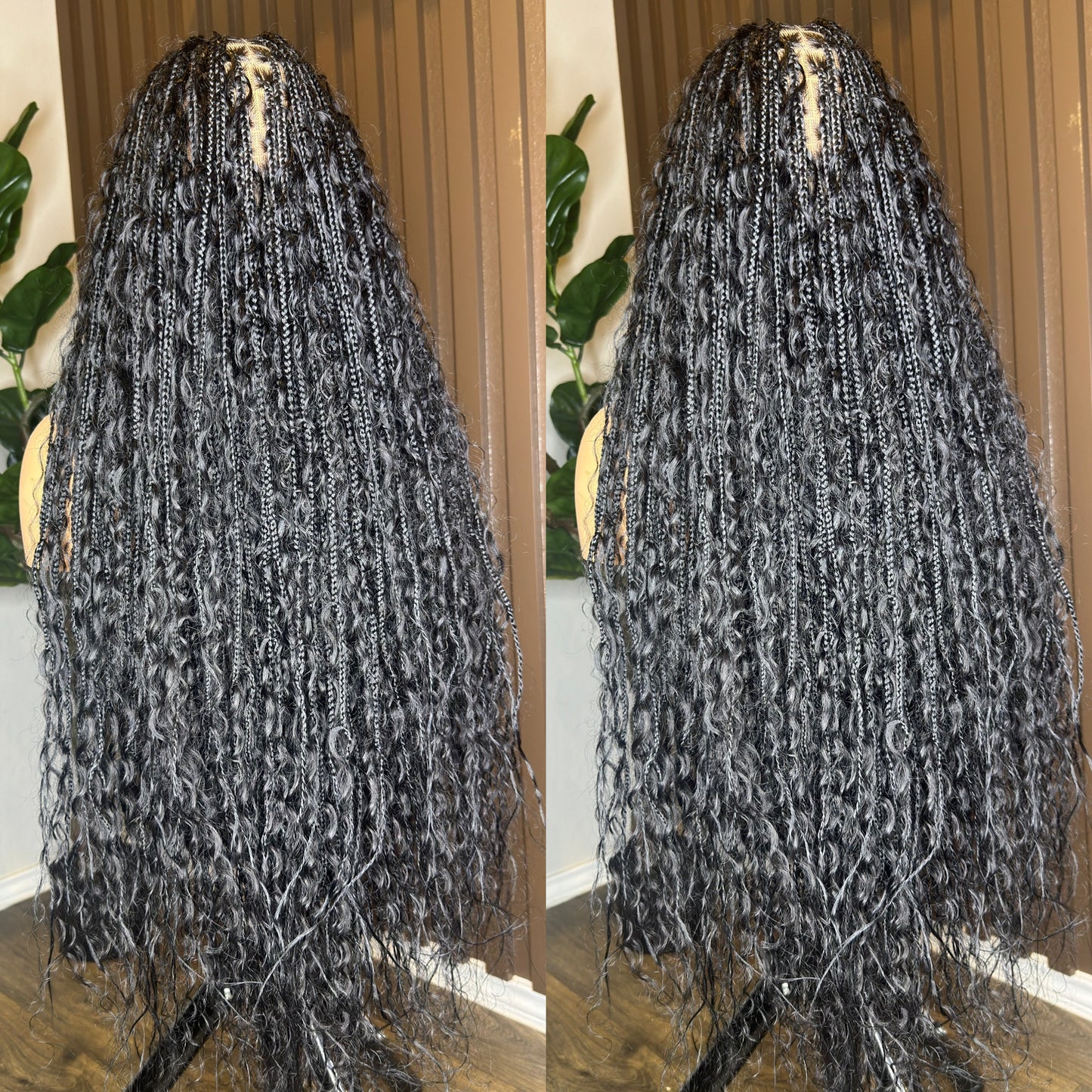 Human hair boho braids