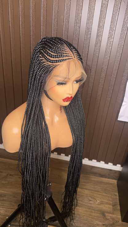MILA Braided Wig - Synthetic Full Machine Wig