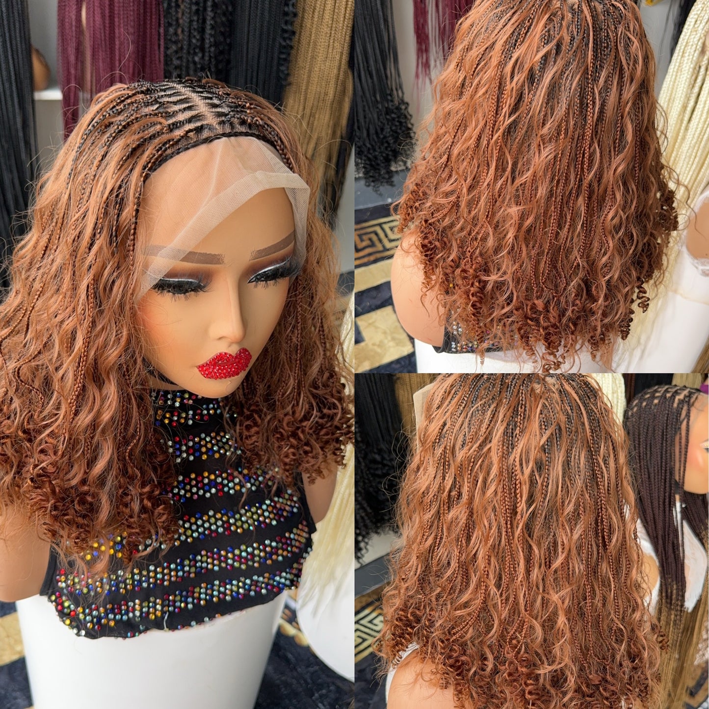 Boho braids short color 27