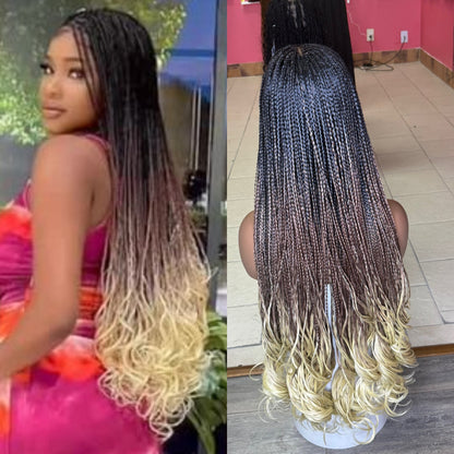 French curls braidedwig