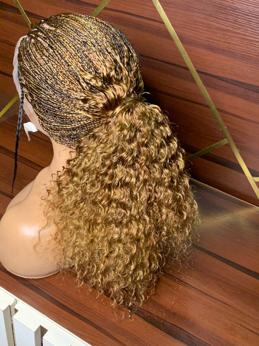 Bohemian curls wig