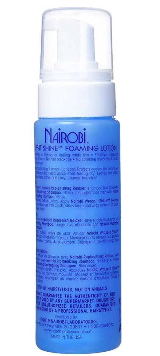 Nairobi Wrapp-It Shine Foaming Lotion