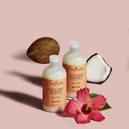 Shea moisture coconut hibiscus curl & shine shampoo