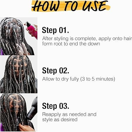 EBIN NEW YORK Braid Formula Setting Mousse (2.7 oz, Rosemary Mint + Biotin)