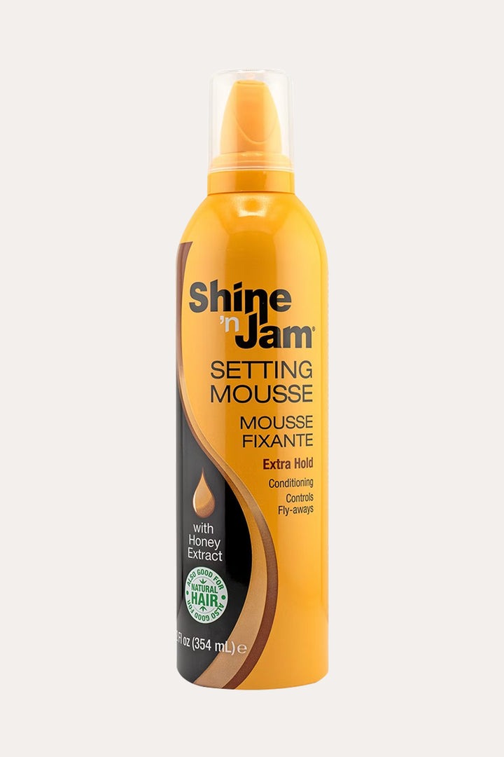AMPRO SHINE N JAM EXTRA HOLD SETTING MOUSSE 12oz