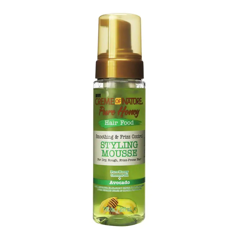 Creme of Nature Pure Honey Smoothing & Frizz Control Styling Mousse 207ml