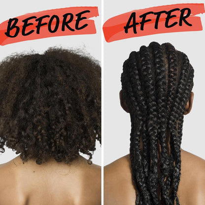 EBIN NEW YORK Braid Formula Conditioning Gel, Medium Hold | Great for Braiding, Twisting, Edges, No Residue, No Flaking, Strong Hold, High Shine, Smoothing with Clean & Aloe Vera Scent