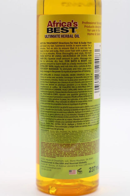 Africa's Best Ultimate Herbal Oil For Hair, Bath, Nails And Body
