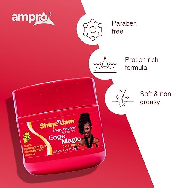 Ampro Shine-n-Jam Magic Fingers Edge by for Women - 4 oz Gel