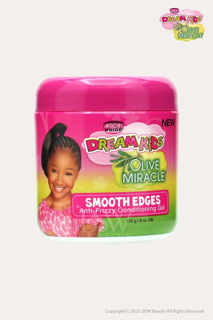 AFRICAN PRIDE DREAM KIDS OLIVE MIRACLE SMOOTH EDGES ANTI-FRIZZY CONDITIONING GEL