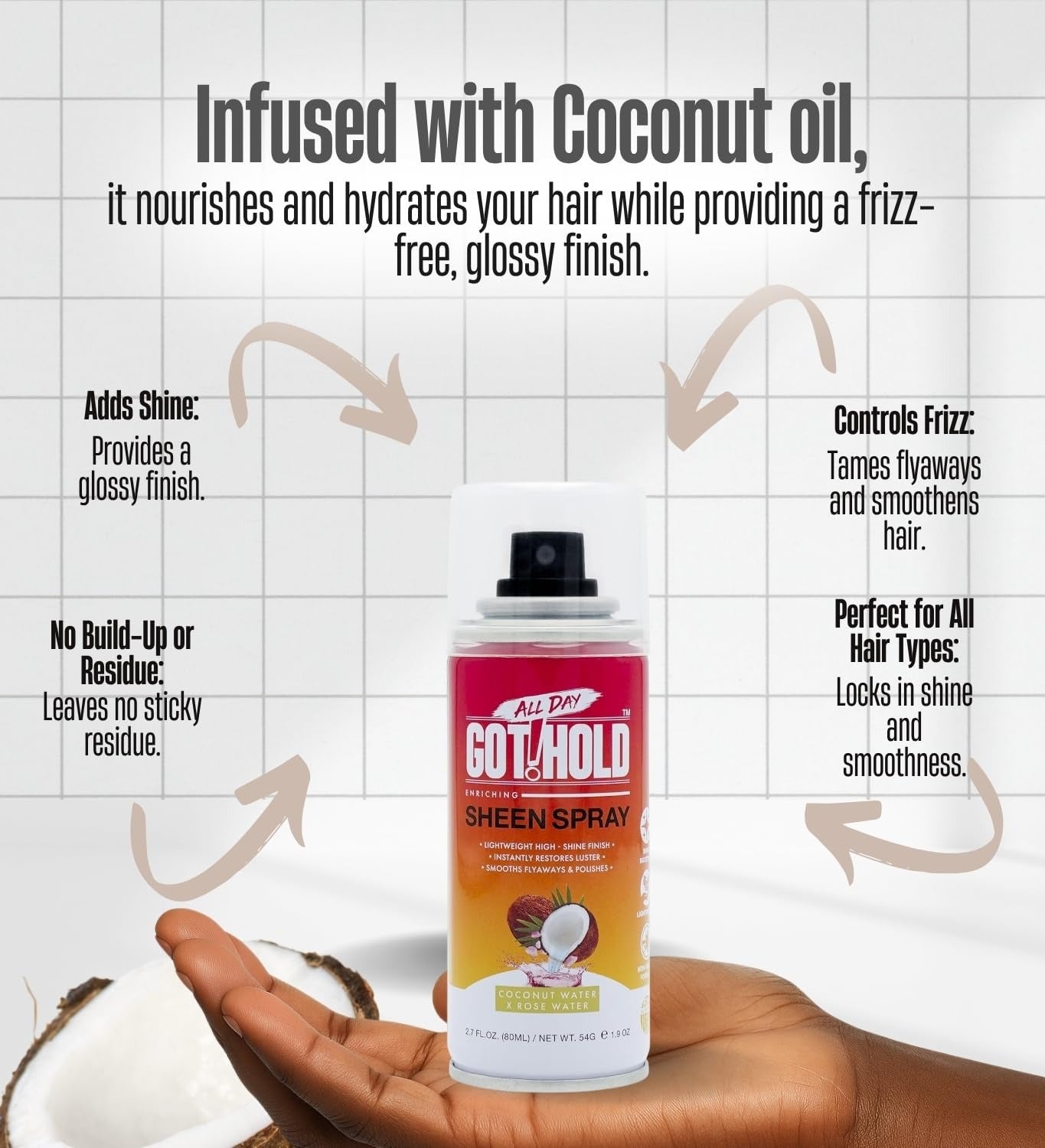 Hair Styling Sheen Spray