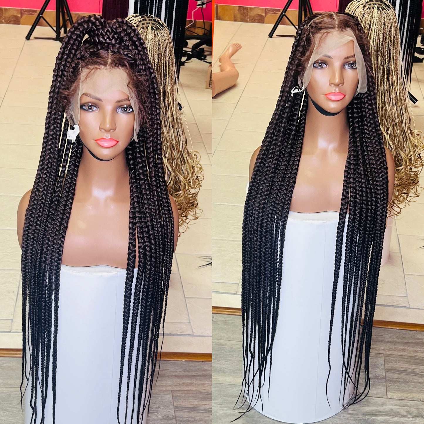 Jumbo box braids